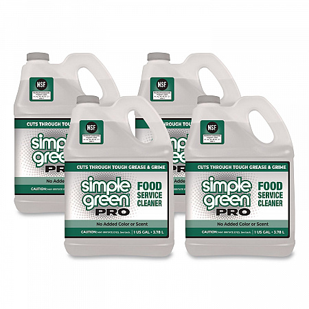 Pro Food Service Cleaner, 1 gal Bottle, 4/Carton (0601128)