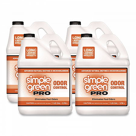 Pro Odor Control, Lemongrass Eucalyptus, 1 gal Bottle, 4/Carton (0704128)
