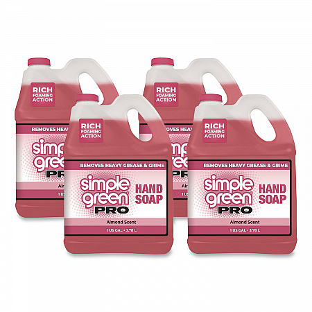 Pro Hand Soap, Almond Scent, 1 gal Bottle, 4/Carton (4102128)