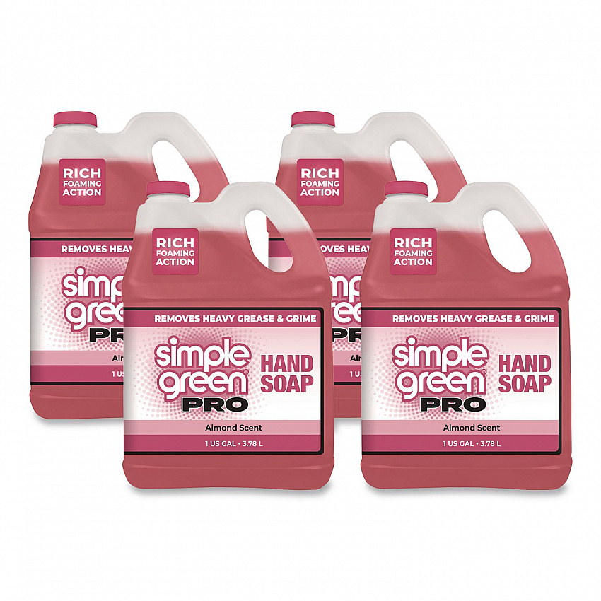 Pro Hand Soap, Almond Scent, 1 gal Bottle, 4/Carton (4102128)