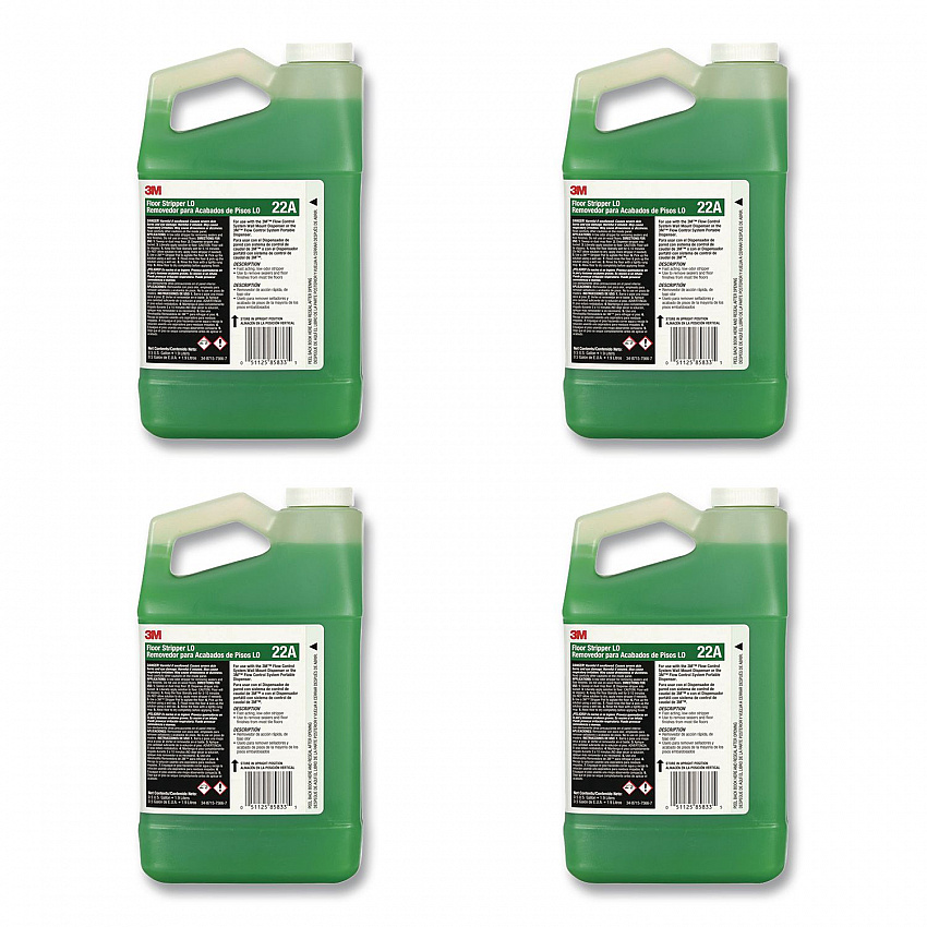 Floor Stripper LO Concentrate 22A, 0.5 gal Bottle, 4/Carton (22A)