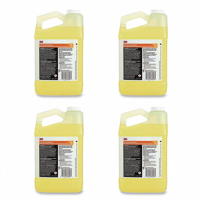 Food Service Degreaser Concentrate 7A, 0.5 gal Bottle, 4/Carton (7A)