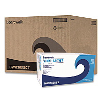 General Purpose Vinyl Gloves, Powder-Free, Small, 2.6 mil Thick, 9.5" Long, Clear, 100/Box, 10 Boxes/Carton (365SCT)