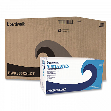 General Purpose Vinyl Gloves, Powder-Free, XX-Large, 2.6 mil Thick, 9.5