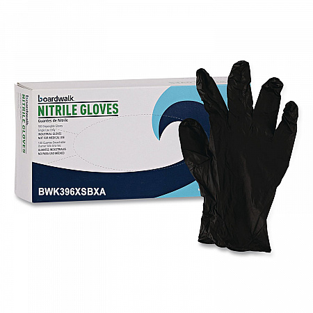 396 Series Disposable General-Purpose Nitrile Gloves, Powder-Free, X-Small, 4.4 mil Thick, 9.5