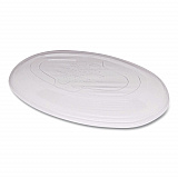 PLA Lids for Fiber Burrito Bowls, 8" Diameter, Clear, Plastic, 400/Carton (BOLCSUBBS)