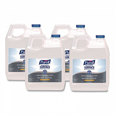 Professional Surface Disinfectant, Fresh Citrus Scent 1 gal Bottle,  4/Carton (434204CT)