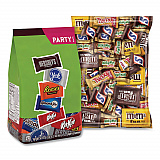 Assortment Milk Chocolate/Mar's Chocolate Favorites, 30.22 oz Bag and 62.6 oz Bag/Carton (60004054)