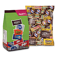 Assortment Milk Chocolate/Mar's Chocolate Favorites, 30.22 oz Bag and 62.6 oz Bag/Carton (60004054)