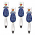 Scrub Dots Non-Scratch Dishwand, Blue, 4/Box (6904BX)