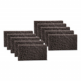 Doodlebug Hi-Pro Utility Pad, 4.62 x 10, Black, 10/Box (8550PK)