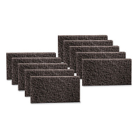 Doodlebug Hi-Pro Utility Pad, 4.62 x 10, Black, 10/Box (8550PK)
