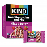 Healthy Grains Energy Mixed Berry Bars, 1.4 oz Bar, 10/Box (67073)