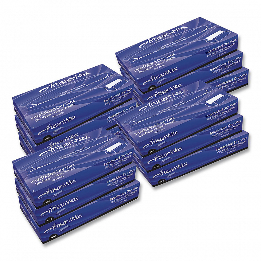 Dry Wax Paper, 8 x 10.75, White, 500/Box, 12 Boxes/Carton (012008)