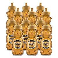 Clover Honey, 12 oz Bottle, 12/Carton (BB1002)