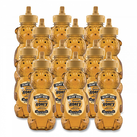 Clover Honey, 12 oz Bottle, 12/Carton (BB1002)
