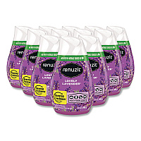 Adjustables Air Freshener, Lovely Lavender, 7 oz Cone, 12/Carton (43133CT)
