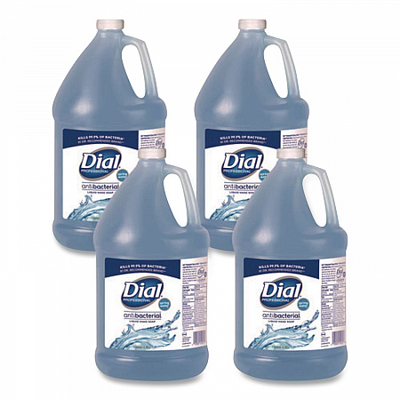 Antibacterial Liquid Hand Soap, Spring Water Scent, 1 gal, 4/Carton (15926)