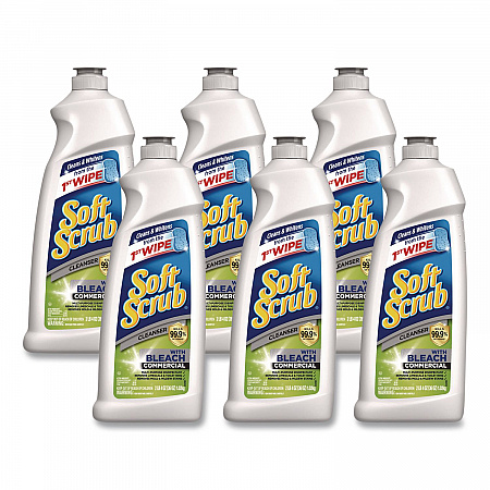 Cleanser with Bleach Commercial 36 oz Bottle, 6/Carton (15519CT)