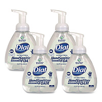 Antibacterial Foam Hand Sanitizer, 15.2 oz Pump Bottle, Fragrance-Free, 4/Carton (06040)