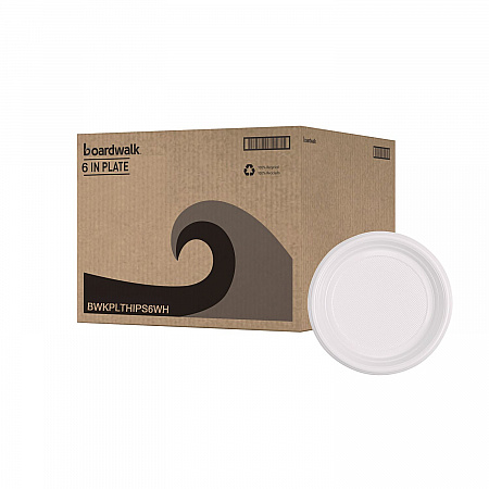 Hi-Impact Plastic Dinnerware, Plate, 6