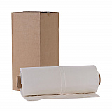 Industrial Can Liner Rolls, 60 gal, 2.5 mil, 21" x 17" x 65", Clear, 50/Carton (D3865)