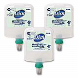 Antibacterial Gel Hand Sanitizer Refill for Dial 1700 Dispenser, 1.2 L Refill, Fragrance-Free, 3/Carton (19711)