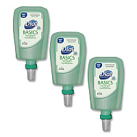 Basics Hypoallergenic Foaming Hand Wash Refill for FIT Touch Free Dispenser, Honeysuckle Scent, 1 L, 3/Carton (16722)