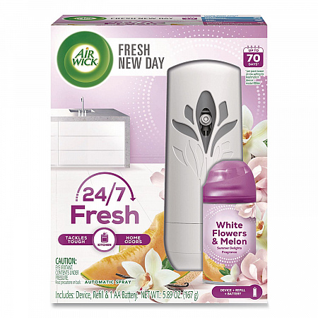 Freshmatic Ultra Automatic Sprayer Starter Kit, 5.89 oz, White Flowers and Melon Summer Delights, Asst Dispenser Color (88410KT)