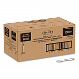 Style Setter Medium Weight Polypropylene Cutlery, Knife, Plastic, White, 1,000/Carton (K6OW)