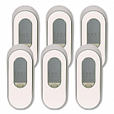 Versa Dispenser for Pouch Refills, 15 oz, 3.75 x 3.38 x 8.75, Light Gray/White, 6/Carton (34055)