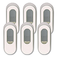 Versa Dispenser for Pouch Refills, 15 oz, 3.75 x 3.38 x 8.75, Light Gray/White, 6/Carton (34055)
