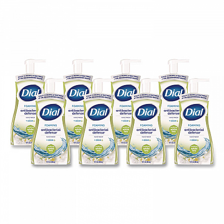 Antibacterial Foaming Hand Wash, Soothing White Tea Scent, 10 oz, 8/Carton (34733)