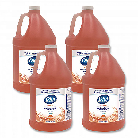 Antibacterial Defense Original Foaming Hand Wash, Plus Aloe, Original Scent, 1 gal, 4/Carton (35452)