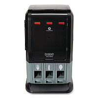 Tri-Tower Mini Dispenser, Holds Forks/Knives/Spoons or Sporks, 13.15 x 31.03 x 17.5, Black/Gray (DUSSTDSP3MIN)