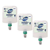 Antibacterial Foaming Hand Sanitizer Refill for Dial 1700 V Dispenser, 1.2 L, Fragrance Free, 3/Carton (19717CT)