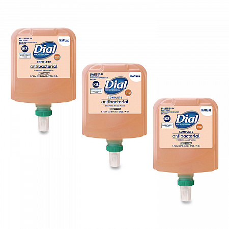 Antibacterial Foaming Hand Wash Refill for 1700 V Dispenser, Original Scent, 1.7 L, 3/Carton (19723)