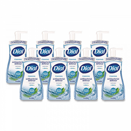 Antibacterial Foaming Hand Wash, Spring Water Scent, 10 oz, 8/Carton (34739)