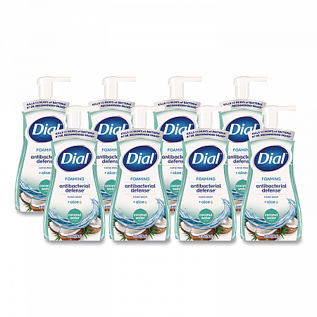 Antibacterial Foaming Hand Wash, Coconut Water Scent, 10 oz, 8/Carton (34715)