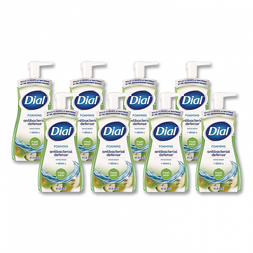Antibacterial Foaming Hand Wash, Fresh Pear Scent, 10 oz, 8/Carton (34721)