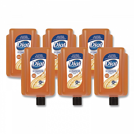 Antibacterial Gold Liquid Hand Soap Refill for Versa Dispenser, Floral Scent, 15 oz, 6/Carton (98561)