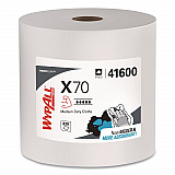 X70 Cloths, Jumbo Roll, Perforated, 12.4 x 12.2, White, 820 Towels/Roll (41600)