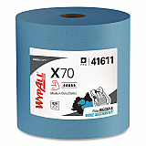 X70 Cloths, Jumbo Roll, 12.4 x 12.2, Blue, 820/Roll (41611)