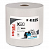 Power Clean X80 Heavy Duty Cloths, Jumbo Roll, 12.4 x 12.2, White, 455/Roll (41025)