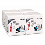 Power Clean X80 Heavy Duty Cloths, 1/4 Fold, 12.5 x 12, White, 50/Box, 4 Boxes/Carton (41026)