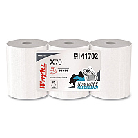 X70 Cloths, Center-Pull, 9.8 x 12.2, White, 275/Roll, 3 Rolls/Carton (41702)
