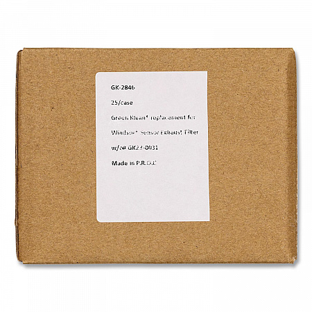 GK-2846 Replacement Exhaust Filter, 25/Carton (GK2846)
