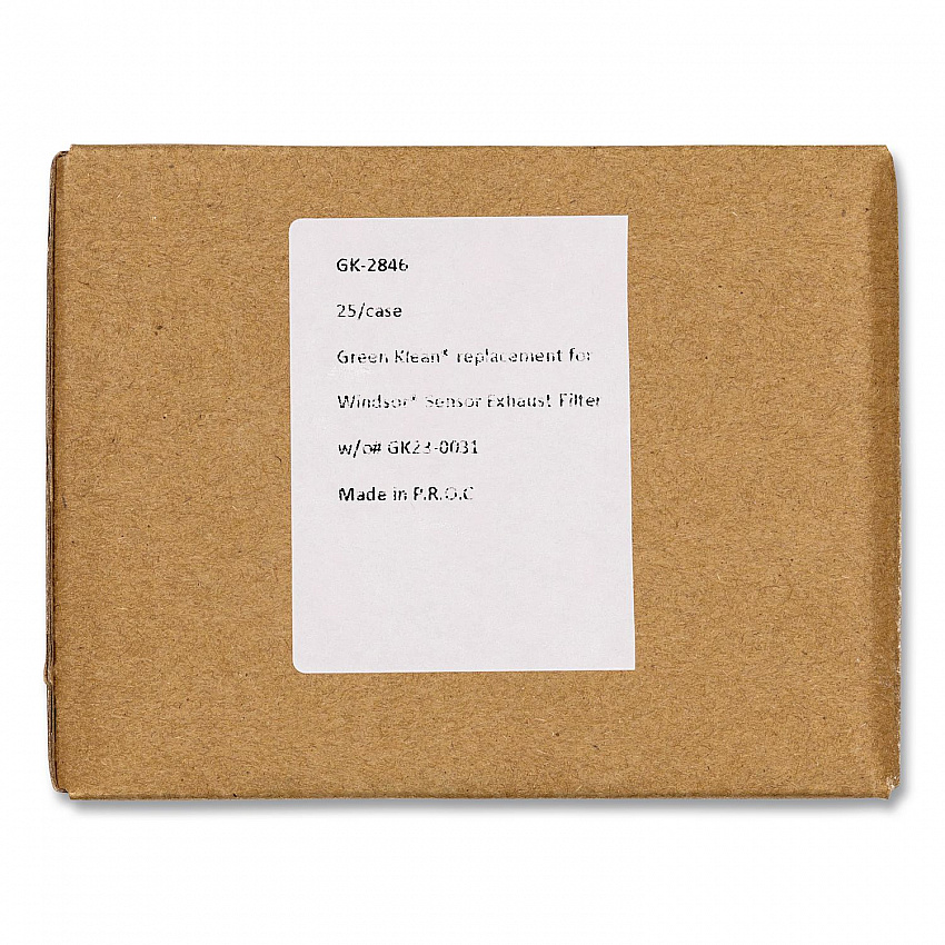GK-2846 Replacement Exhaust Filter, 25/Carton (GK2846)