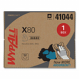 Power Clean X80 Cloths, HYDROKNIT, BRAG Box, 11.1 x 16.8, White, 152/Carton (41044)
