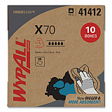 X70 Cloths, POP-UP Box, 9.13 x 16.8, Blue, 96/Box, 10 Boxes/Carton (41412)